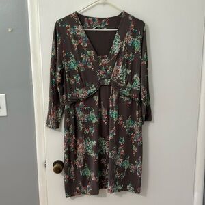 Boden Floral Tunic Jersey Dress Size 14 - Like new